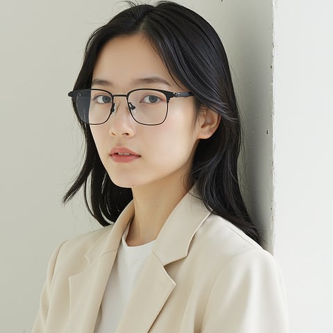 Lenskart Black Full Rim Square left side