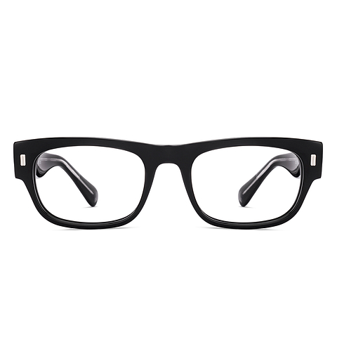 Lenskart Studio Online Black Full Rim Rectangle right side