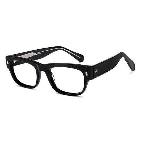Lenskart Studio Online Black Full Rim Rectangle right side
