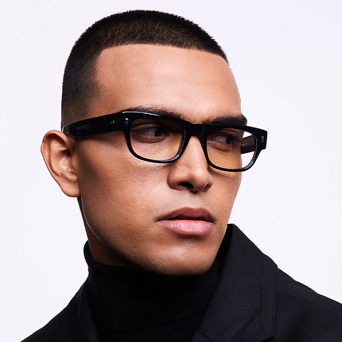 Lenskart Studio Online Black Full Rim Rectangle right side