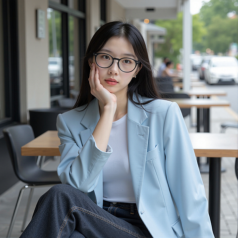 Lenskart Black Full Rim Round right side