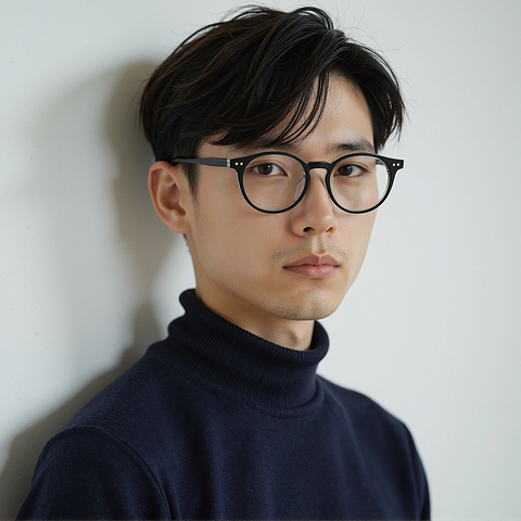 Lenskart Black Full Rim Round right side