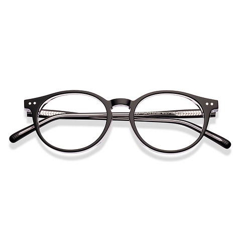 Lenskart Black Full Rim Round left side