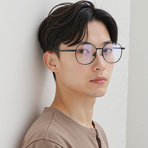 Lenskart Black Full Rim Round right side
