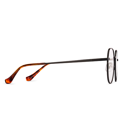 Lenskart Black Full Rim Round left side