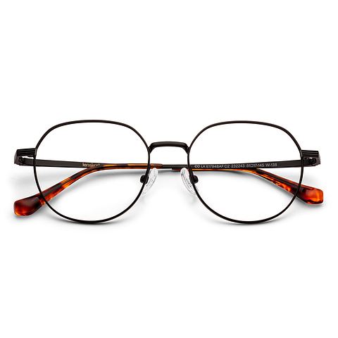 Lenskart Black Full Rim Round left side