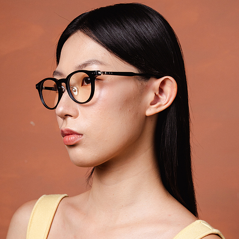 Lenskart Black Full Rim Round right side