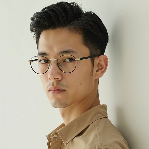 Lenskart Black Full Rim Round right side