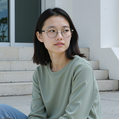 Lenskart Black Full Rim Round right side