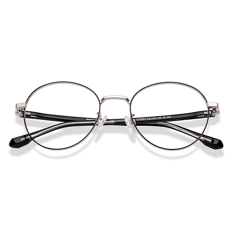 Lenskart Black Full Rim Round left side