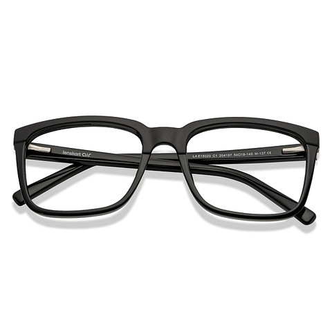 Lenskart Air Online Black Full Rim Square left side