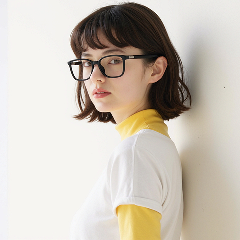 Lenskart Air Black Full Rim Square right side