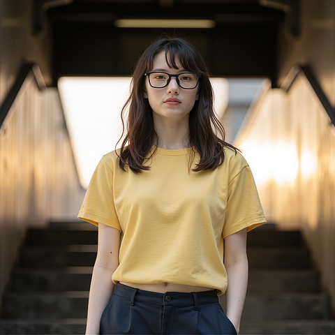 Lenskart Air Black Full Rim Square right side