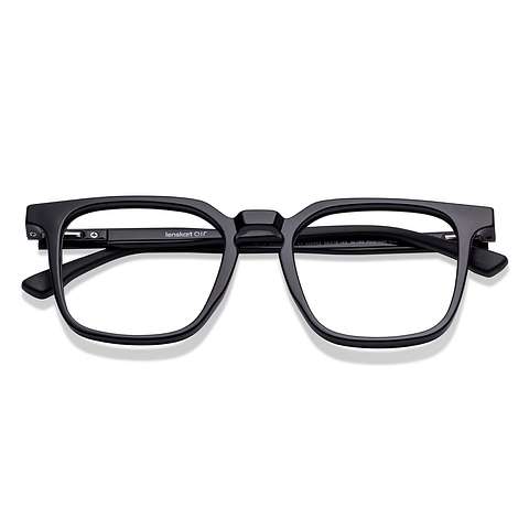 Lenskart Air Black Full Rim Square left side