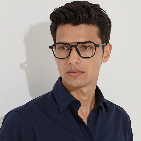 Lenskart Air Black Full Rim Square right side