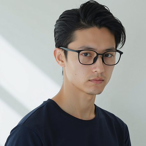 Lenskart Air Black Full Rim Square right side