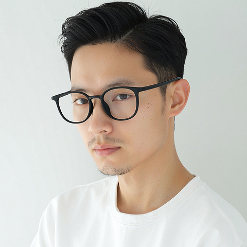 Lenskart Air Black Full Rim Square left side