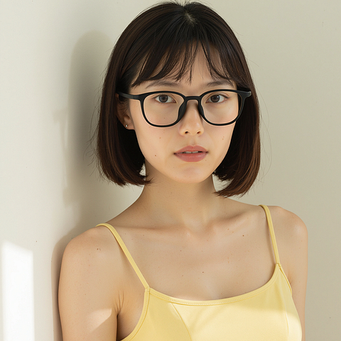 Lenskart Air Black Full Rim Square left side