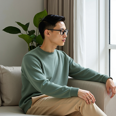 Lenskart Air Black Full Rim Square left side