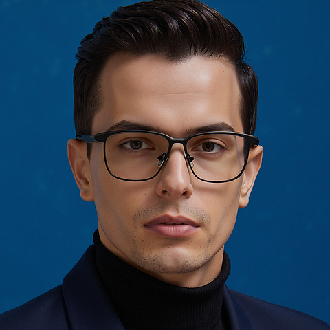 Lenskart Black Full Rim Square right side