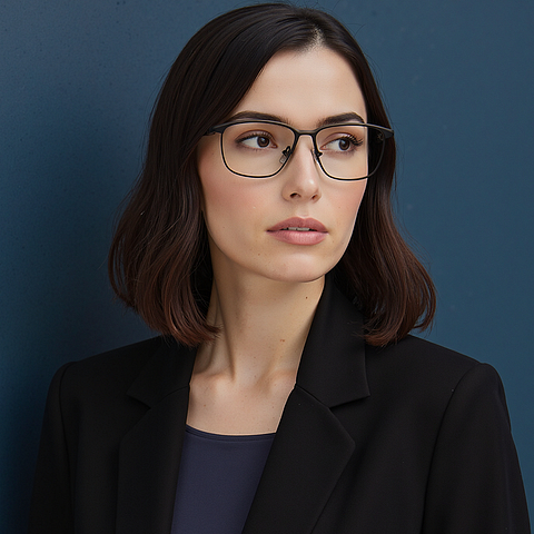Lenskart Black Full Rim Square right side