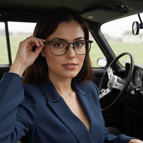 Lenskart Black Full Rim Square right side