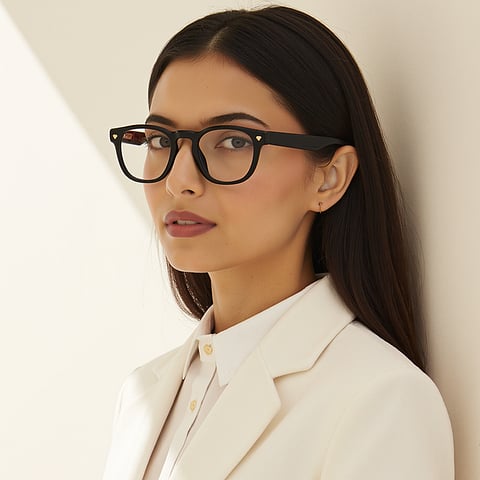 Lenskart Black Full Rim Square left side