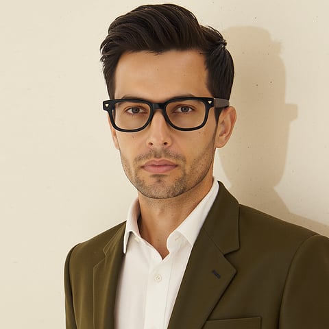 Lenskart Black Full Rim Rectangle right side