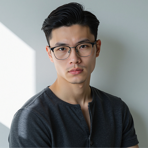 Lenskart Black Full Rim Square left side