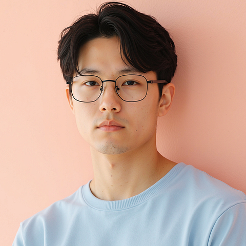 Lenskart Black Full Rim Square left side