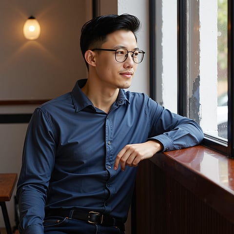 Lenskart Black Full Rim Square left side