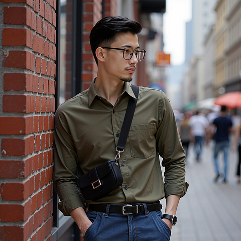 Lenskart Black Full Rim Square left side