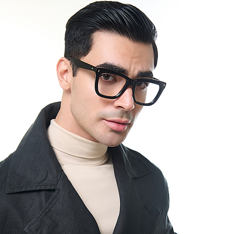 Lenskart Studio Online Black Full Rim Square right side