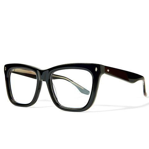 Lenskart Studio Online Black Full Rim Square left side