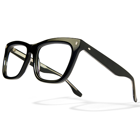 Lenskart Studio Online Black Full Rim Square right side