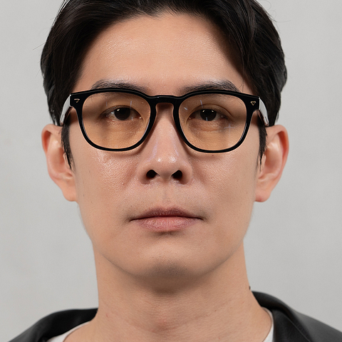 Lenskart STUDIO Black Full Rim Square left side