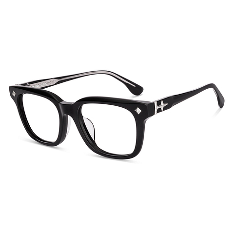 Lenskart STUDIO Black Full Rim Square left side