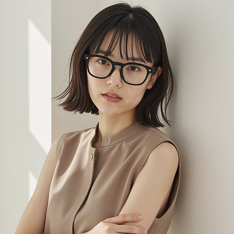 Lenskart STUDIO Black Full Rim Square right side