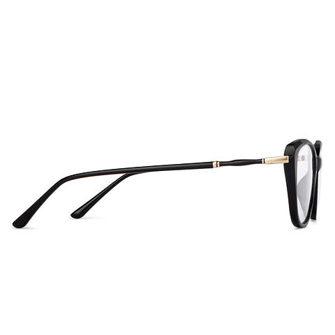 Lenskart Air Online Black Full Rim Cat Eye left side