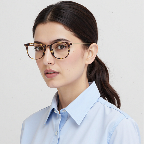 Lenskart Air Black Full Rim Square left side