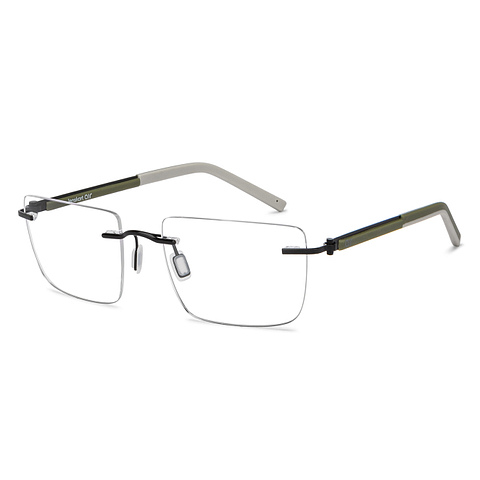 Lenskart Air Online Black Rimless Square right side