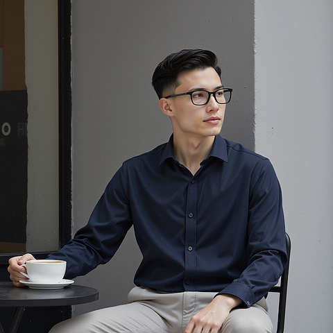 Lenskart Air Online Black Full Rim Rectangle left side