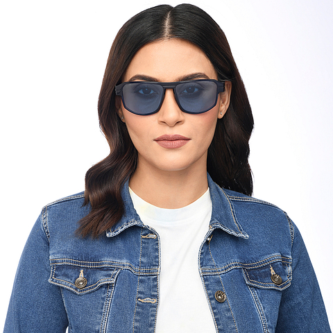 Vincent Chase Online Sky Blue Full Rim Square left side