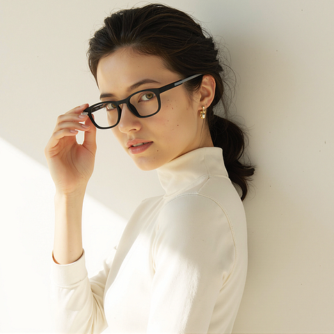 Lenskart Air Black Full Rim Square right side
