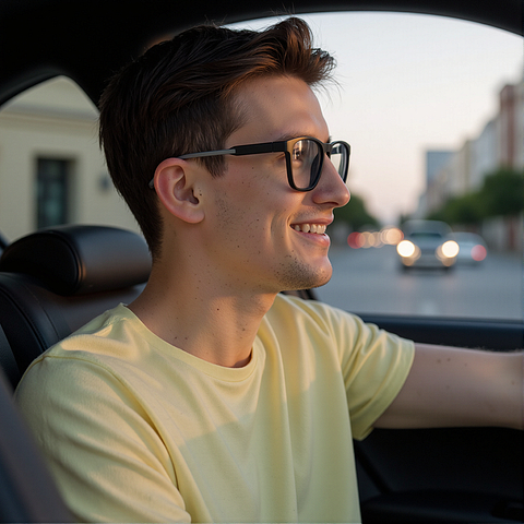 Lenskart Air Black Full Rim Square right side