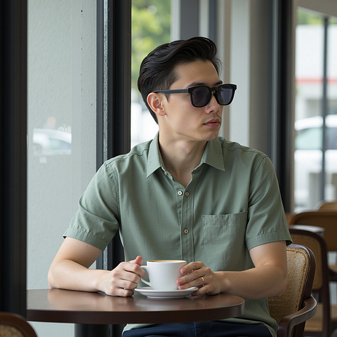 Lenskart Hustlr Black Full Rim Square right side
