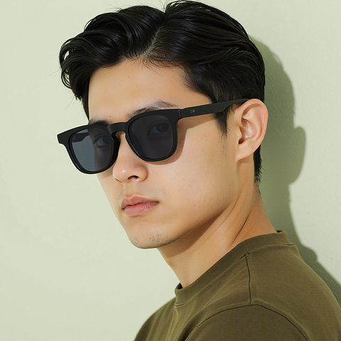 Lenskart Hustlr Black Full Rim Square left side