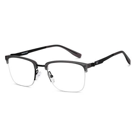 Lenskart Air Online Black Half Rim Square right side