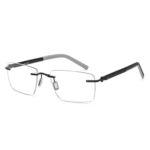 Lenskart Air Online Black Rimless Rectangle right side