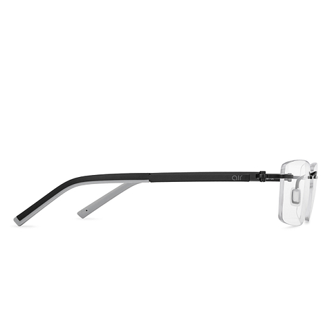 Lenskart Air Online Black Rimless Rectangle left side